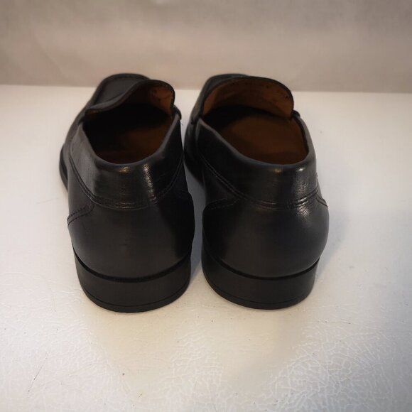 Clarks Active Air Men's Black Size 7.5 Leather Upper Loafers - Picture 4 of 9